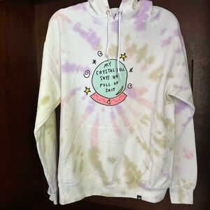 Zumiez (JV BY Jac Vanek) Tie-Dye Hoodie with Crystal Ball Graphic